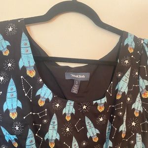 Moth cloth rocket  a line dress